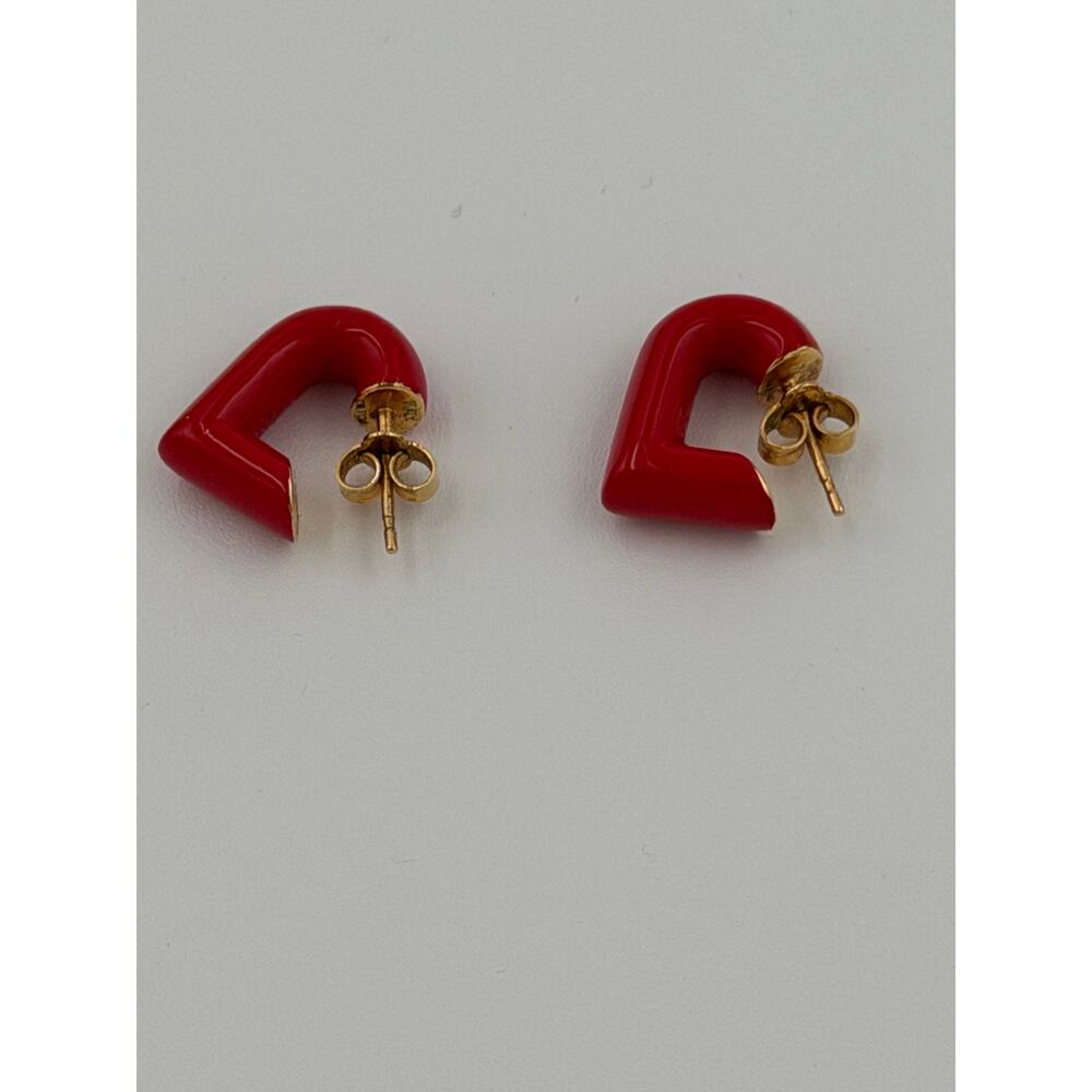 Louis Vuitton Earrings Red - Picture 2 of 2